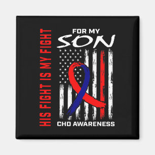 Herzfehler KD Bewusstsein Son US American Flag Magnet
