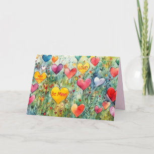 HERZFELD GRANDCHILD VALENTINKARTE DANKESKARTE