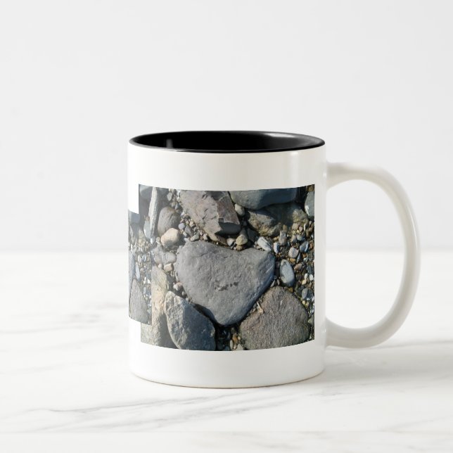 Herzfelsen Zweifarbige Tasse (Rechts)