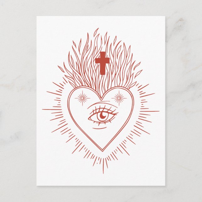 Herzfeuer Postkarte (Vorderseite)