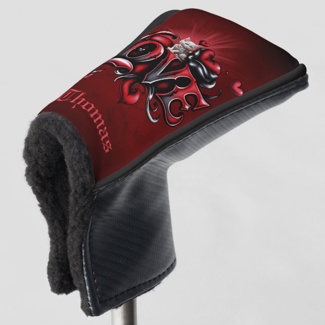Herzflüster: Der Zauber der Liebe Golf Headcover (3/4 Vorderseite)