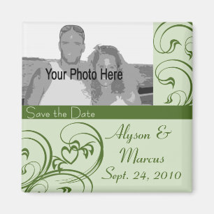 Herzflüster/ Save the Date Magnet
