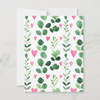 Herzfolge Feiertagskarte