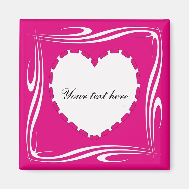 Herzform Magnet (Vorne)