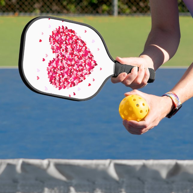 Herzform Valentinstag Liebe Geschenk Pickleball Schläger (InSitu)