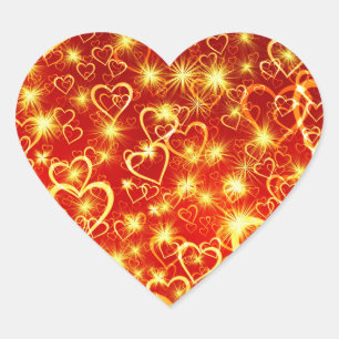 Herzformen Muster-25622 Herz-Aufkleber