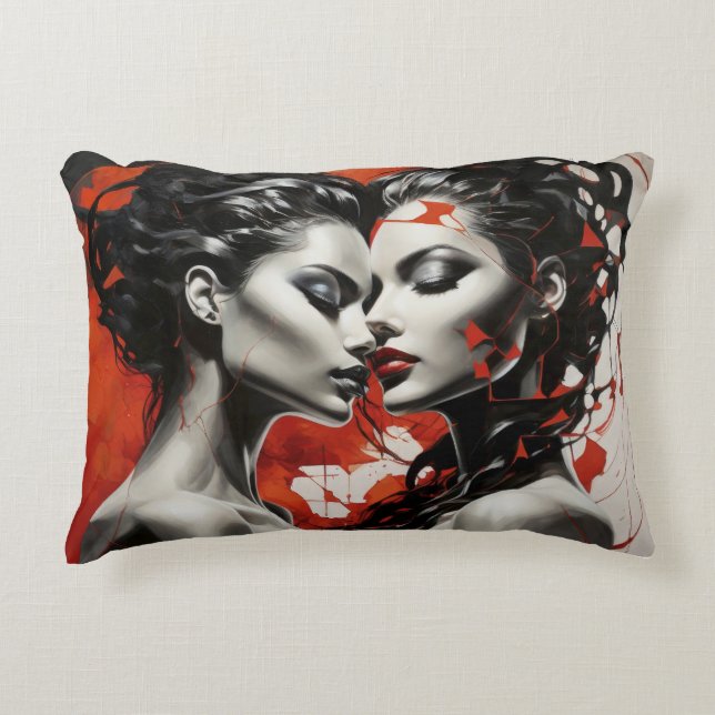 herzförmig dekokissen (Vorderseite)