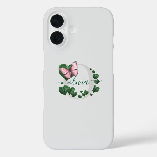Herzförmige Blätter Bouquet Case-Mate iPhone Hülle (Rückseite)