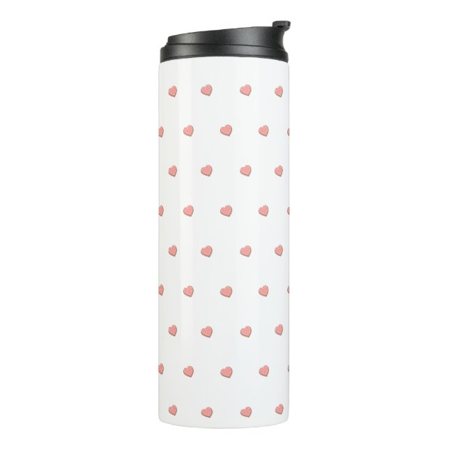 Herzförmige Kekse Thermosbecher (Nach links gedreht)