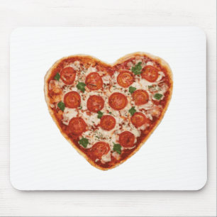 herzförmige Pizza Mousepad