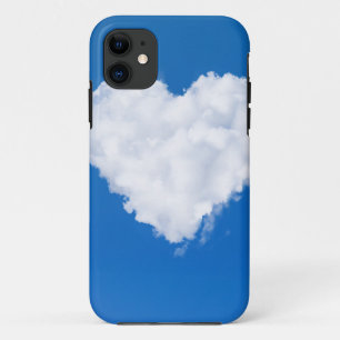 Herzförmige Wolke am blauen Himmel Case-Mate iPhone Hülle