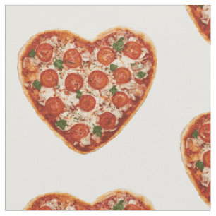 herzförmiger Pizza-Stoff Stoff