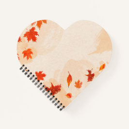 Herzförmiges Spiralnotizblock Notizbuch