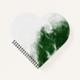 Herzförmiges Spiralnotizblock Notizbuch