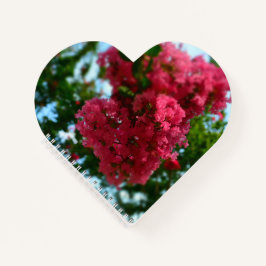 Herzförmiges Spiralnotizblock Notizbuch