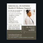 Herzfrequenz, Allgemeinmediziner, Krankenschwester Flyer<br><div class="desc">Herzfrequenz,  General Practitioner,  Krankenversicherung,  Flyer der medizinischen Werbung durch den Business Card Store.</div>