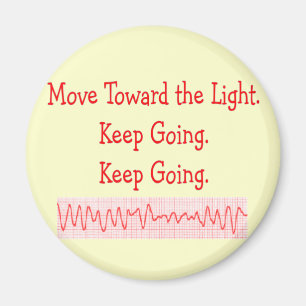 Herzfrequenz/ER Nurse Funny V-Fib Rhythmus Strip Magnet