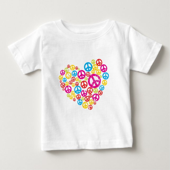 Herzfrieden Baby T-shirt (Vorderseite)