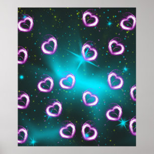 Herzgalaxie Poster