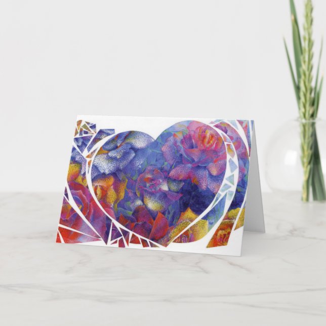 "Herzgarten" 12x18-in. Gefaltete Karte (Vorderseite)