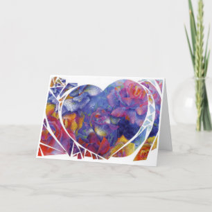 "Herzgarten" Faltkarte Dankeskarte