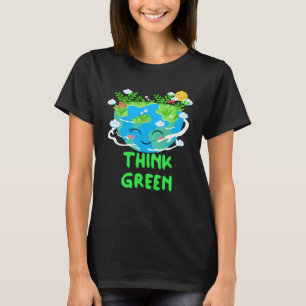 Herzgestalteter Earth Day Alltägliche Bienen Welt- T-Shirt