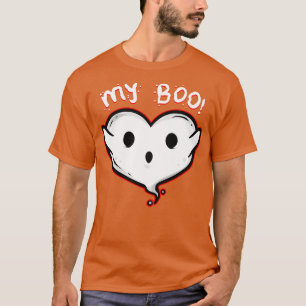 Herzgestalteter Geist ist mein Boo zu Halloween T-Shirt