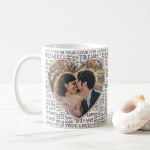 Herzgestaltetes Foto Wahre Love Valentines oder Ho Kaffeetasse