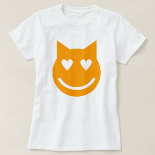 Herzgestapelte Augen Emoji T-Shirt