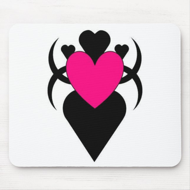 HERZGESTELLTE FRAU MOUSEPAD (Vorne)