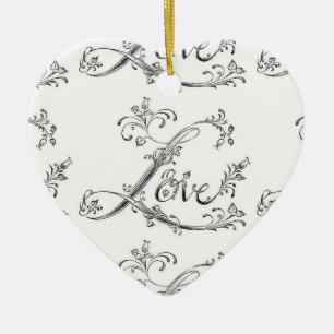 HERZGESTELLTE "WAHRE LIEBE" CHRISTMAS ORNAMENT