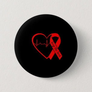 Herzgesundheit Herzkrankheit Bewusstsein Herzschla Button