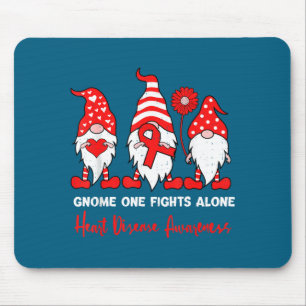 Herzgesundheits-Gnom Herzkrankheit-Bewusstsein CHD Mousepad