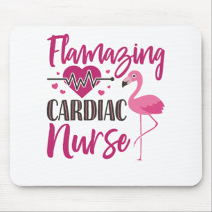 Herzinfarkt Flamingo Krankenschwestern Woche Aufwe Mousepad
