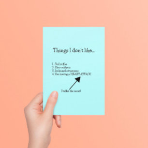 Herzinfarkt gute Besserung Postkarte