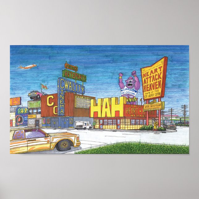 Herzinfarkt Himmel: Baitline Rd. Poster (Vorne)