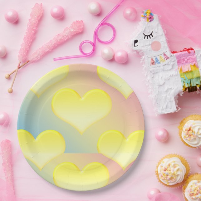 Herzinfarkt Pappteller (Party)