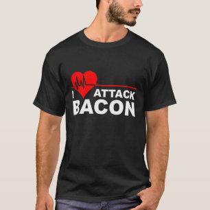 Herzinfarkt Speck Lustiges T-Shirt blk