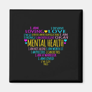Herzinfarkte Mental Health Awareness Supporter Gra Magnet
