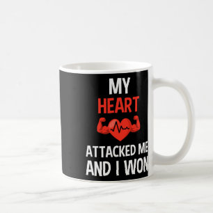Herzinfarkte mich und ich gewann Herzerkrankungen Kaffeetasse