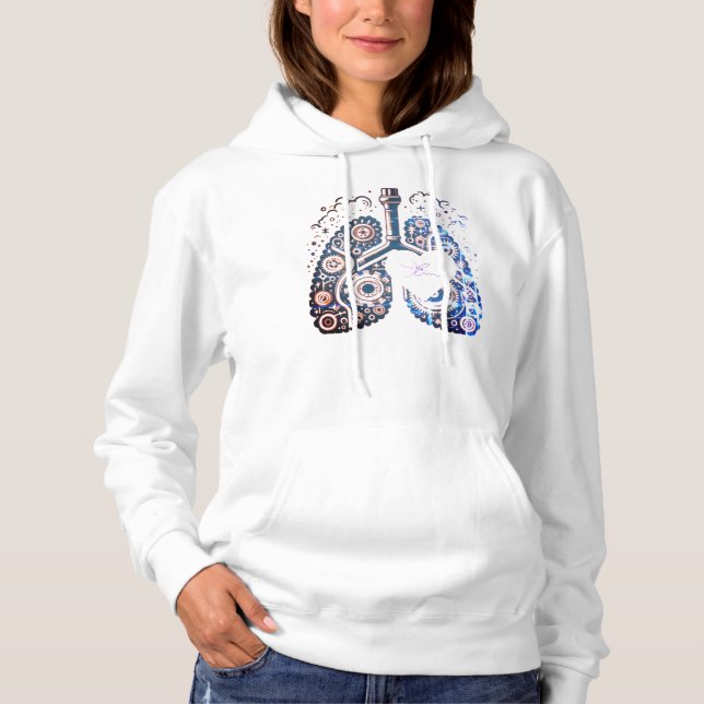 Herzinhalator Hoodie (Vorderseite)