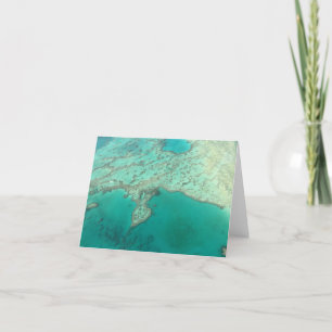 Herzinsel Kleine 4 Zoll x 5,6 Zoll geklappte Grußk Dankeskarte