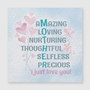 Herzkarte der Mutter Magnetkarte