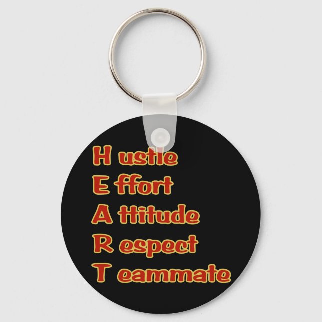 Herzkette Schlüsselanhänger (Vorderseite)