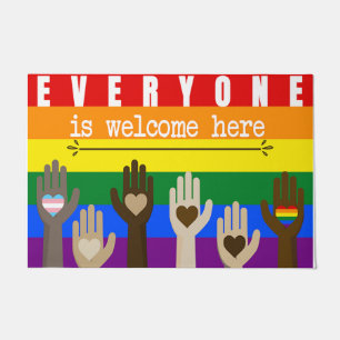 Herzklänge Dekor Doormat, schöner Empfang  Fußmatte