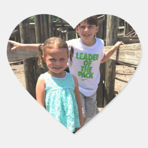 Herzkleber im Foto Herz-Aufkleber