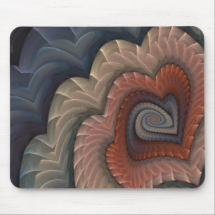 Herzklopfen Abstrakt Mousepad