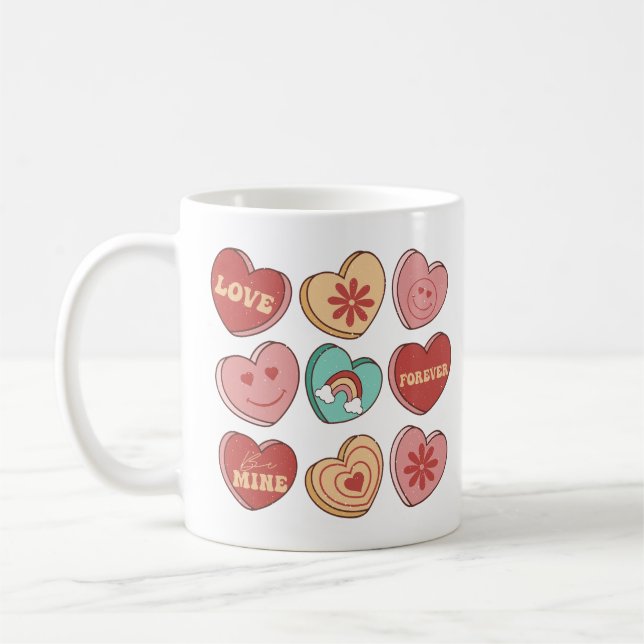 Herzklopfen am Valentinstag Kaffeetasse (Links)