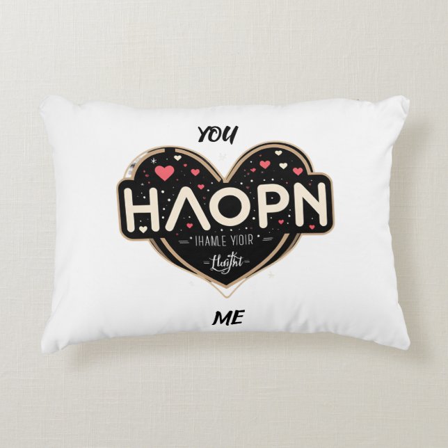 Herzklopfen Dekokissen (Vorderseite)