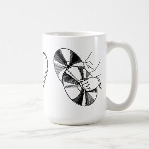 Herzklopfen der Augen I Liebe Symbole Funny Mug Kaffeetasse